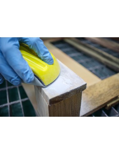 Cale de ponçage velcro manuel pour disque abrasif