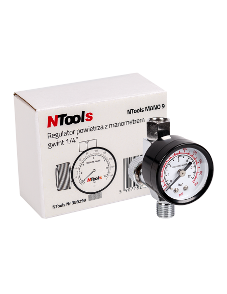 Régulateur d'air avec manomètre Régulateur d'air avec manomètre