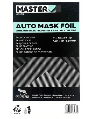 film de protection pour travaux de carrosserie