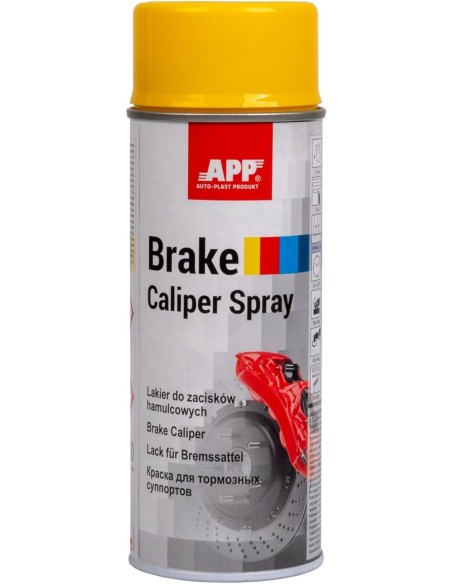 Bombe Peinture pour Étriers de Frein 400ml : Rouge, Bleu ou Jaune