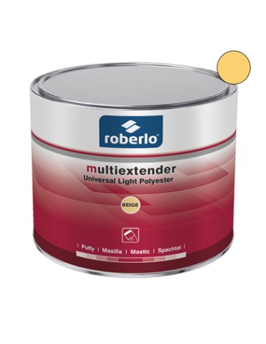Mastic Polyester Multifonctions 1.5L  – ROBERLO Multiextender – Beige avec durcisseur
