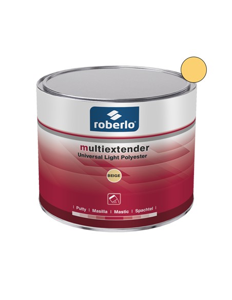 Mastic Polyester Multifonctions 1.5L  – ROBERLO Multiextender – Beige avec durcisseur