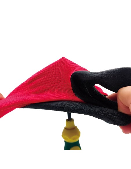 🧤 Gants de travail antidérapants en nylon et latex – 1 paire