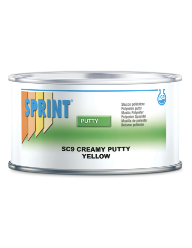 Mastic polyester SC9 Creamy Putty Yellow ICR Sprint carrosserie