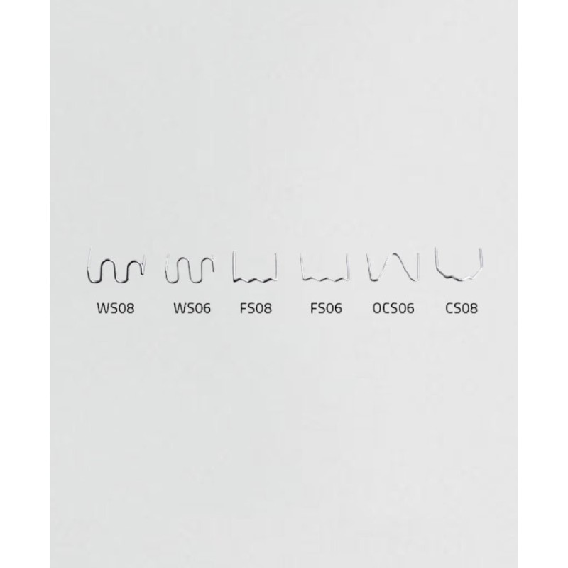 Kit d’agrafes plates 0,6 mm (100 pcs)