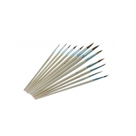 Pinceaux De Retouche Pour Carrosserie.  Kit 12 pcs