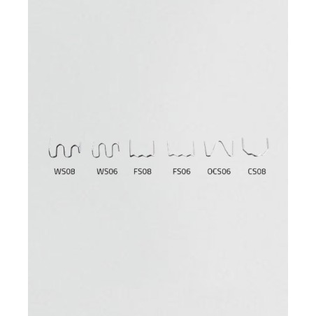 Kit d’agrafes plates 0,8 mm (100 pcs) NTools FS08