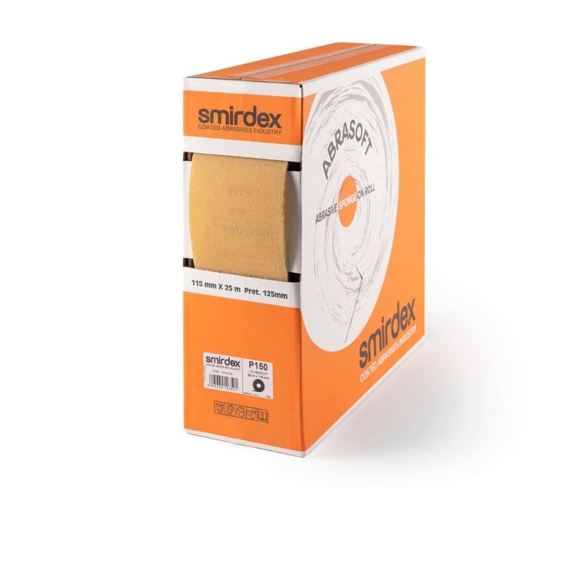 Éponge abrasive en rouleau Smirdex Abrasoft – ponçage manuel