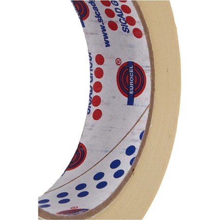 Ruban de masquage carrosserie-peinture – 19mm x 50m-SICAD