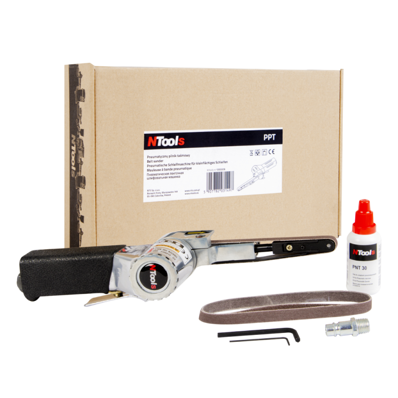 Ponceuse à bande pneumatique Ntools 10 mm x 330 mm
